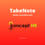TakeNote inleder sammarbete med Koncept HR LinkediIn
